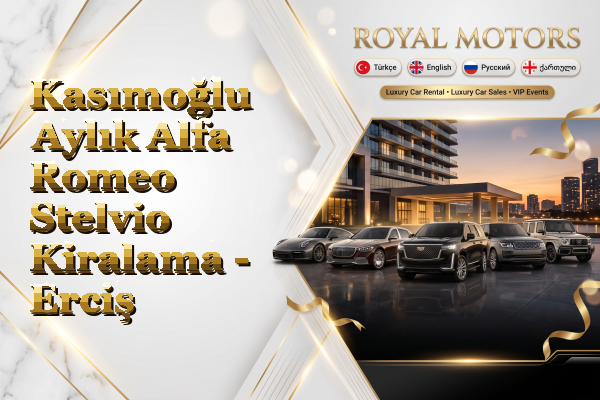 Kasımoğlu Aylık Alfa Romeo Stelvio Kiralama - Erciş