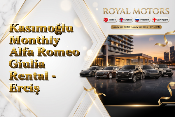 Kasımoğlu Monthly Alfa Romeo Giulia Rental - Erciş