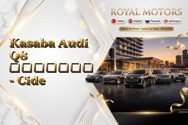 Kasaba Audi Q8 გაყიდვა - Cide