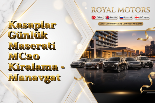 Kasaplar Günlük Maserati MC20 Kiralama - Manavgat