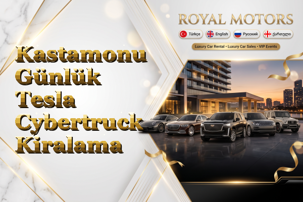 Kastamonu Günlük Tesla Cybertruck Kiralama
