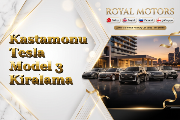 Kastamonu Tesla Model 3 Kiralama