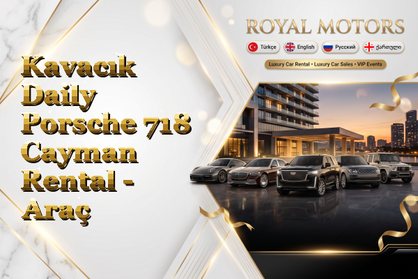 Kavacık Daily Porsche 718 Cayman Rental - Araç