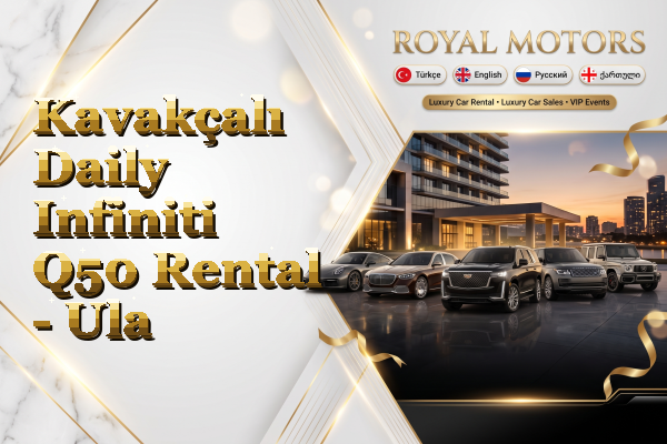 Kavakçalı Daily Infiniti Q50 Rental - Ula