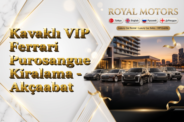 Kavaklı VIP Ferrari Purosangue Kiralama - Akçaabat