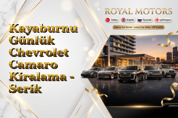 Kayaburnu Günlük Chevrolet Camaro Kiralama - Serik