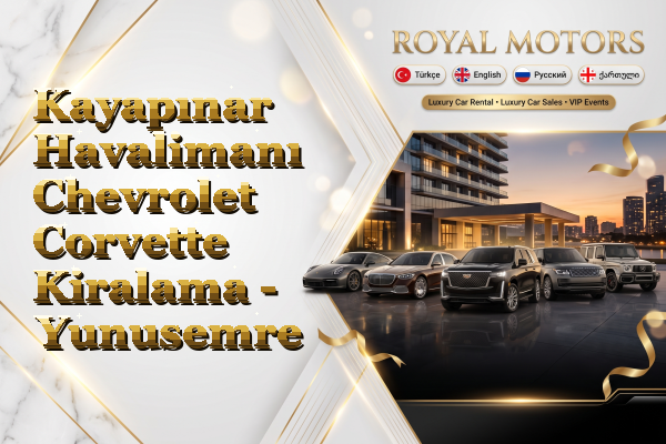 Kayapınar Havalimanı Chevrolet Corvette Kiralama - Yunusemre
