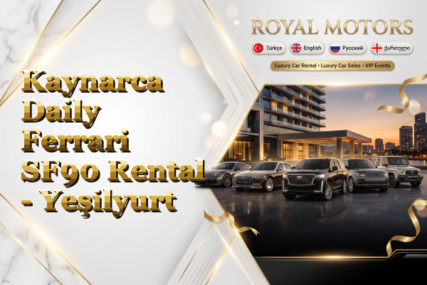 Kaynarca Daily Ferrari SF90 Rental - Yeşilyurt