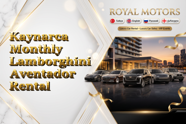 Kaynarca Monthly Lamborghini Aventador Rental