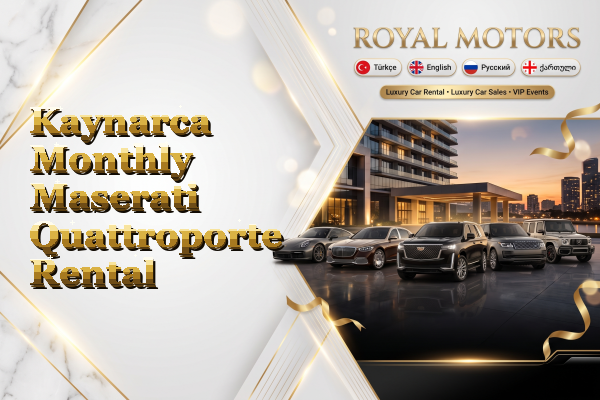 Kaynarca Monthly Maserati Quattroporte Rental