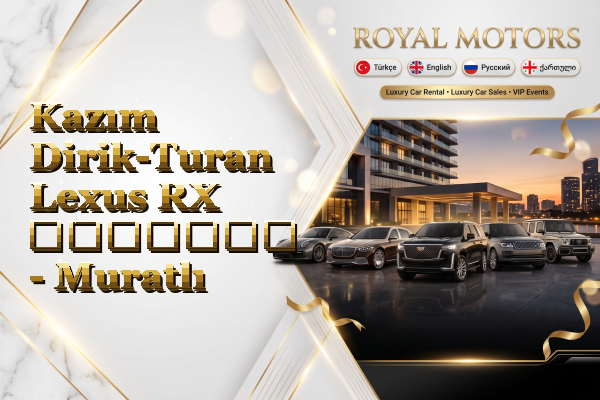 Kazım Dirik-Turan Lexus RX გაყიდვა - Muratlı