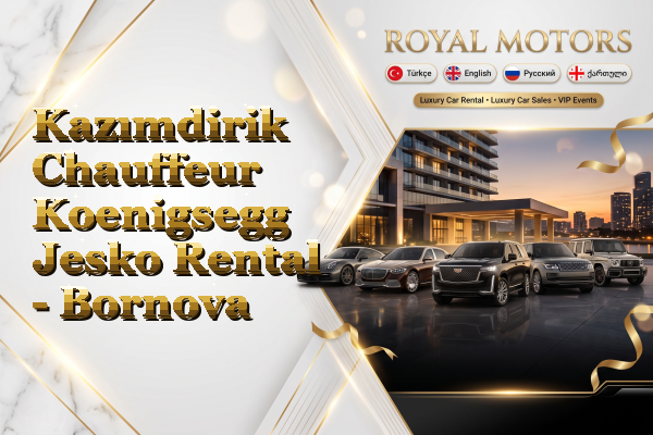 Kazımdirik Chauffeur Koenigsegg Jesko Rental - Bornova