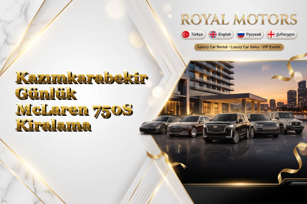 Kazımkarabekir Günlük McLaren 750S Kiralama