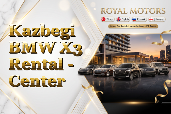Kazbegi BMW X3 Rental - Center