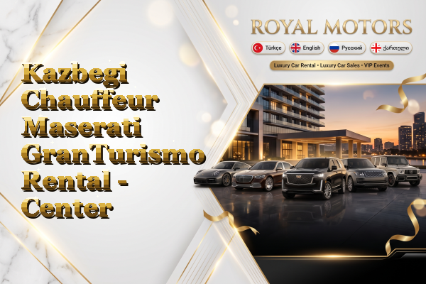 Kazbegi Chauffeur Maserati GranTurismo Rental - Center