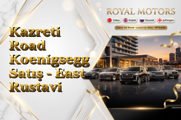 Kazreti Road Koenigsegg Satış - East Rustavi