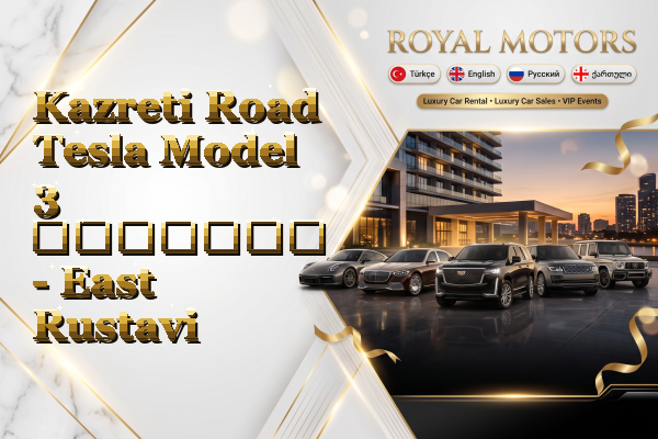 Kazreti Road Tesla Model 3 გაყიდვა - East Rustavi