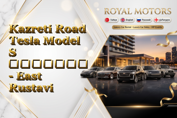 Kazreti Road Tesla Model S გაყიდვა - East Rustavi
