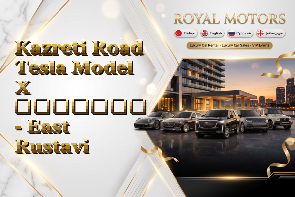 Kazreti Road Tesla Model X გაყიდვა - East Rustavi