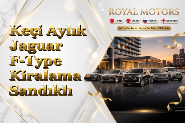 Keçi Aylık Jaguar F-Type Kiralama - Sandıklı
