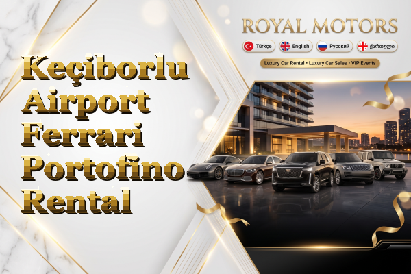 Keçiborlu Airport Ferrari Portofino Rental