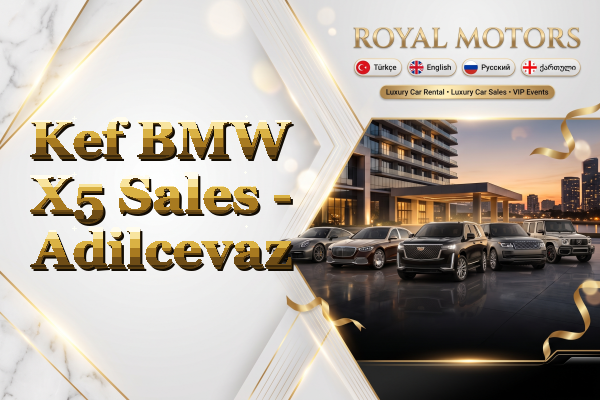 Kef BMW X5 Sales - Adilcevaz