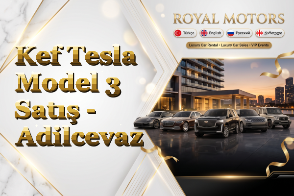Kef Tesla Model 3 Satış - Adilcevaz