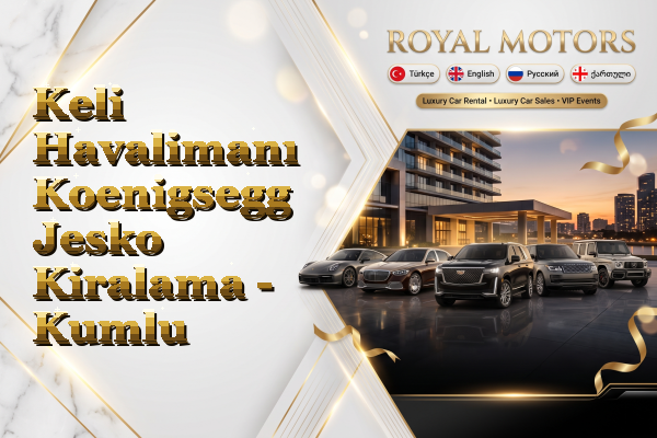 Keli Havalimanı Koenigsegg Jesko Kiralama - Kumlu