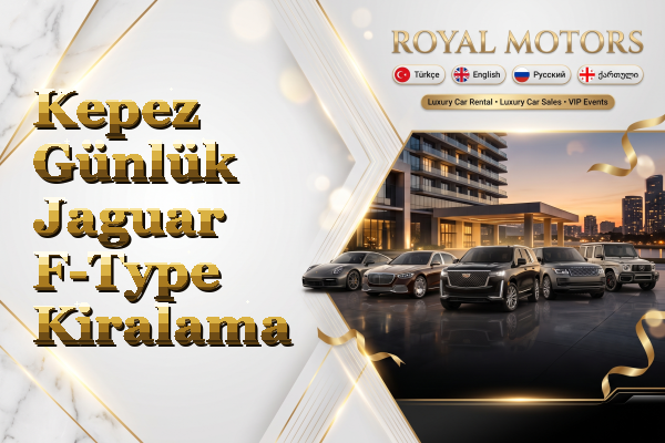 Kepez Günlük Jaguar F-Type Kiralama