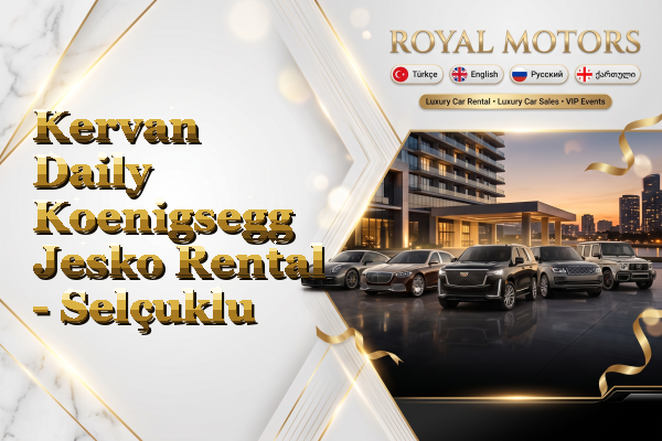 Kervan Daily Koenigsegg Jesko Rental - Selçuklu