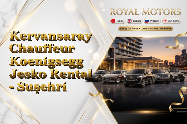 Kervansaray Chauffeur Koenigsegg Jesko Rental - Suşehri