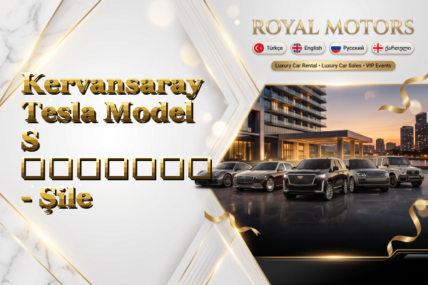 Kervansaray Tesla Model S გაყიდვა - Şile