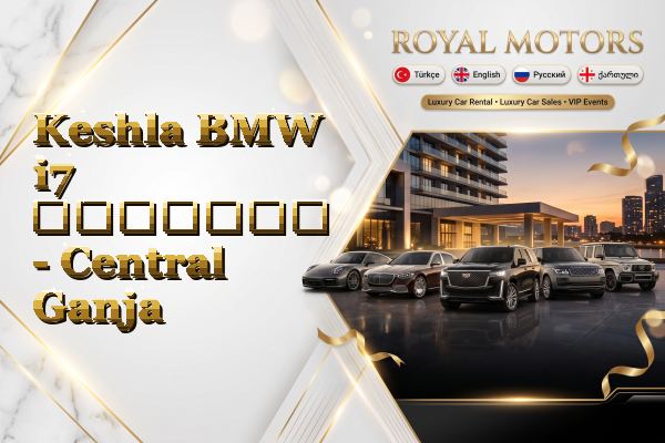 Keshla BMW i7 გაყიდვა - Central Ganja