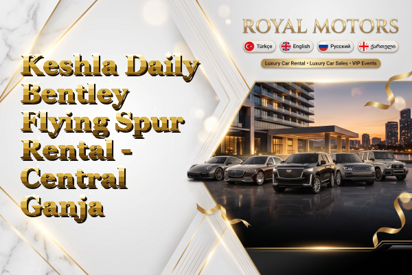 Keshla Daily Bentley Flying Spur Rental - Central Ganja