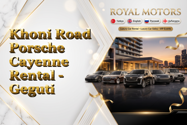 Khoni Road Porsche Cayenne Rental - Geguti