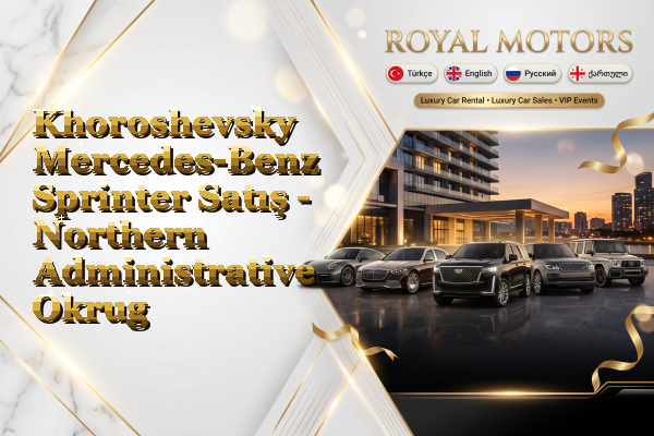 Khoroshevsky Mercedes-Benz Sprinter Satış - Northern Administrative Okrug