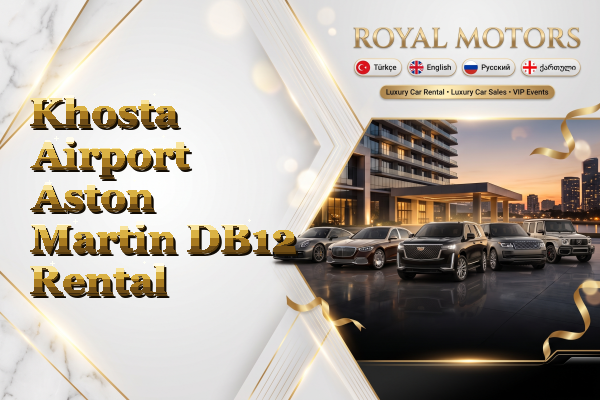 Khosta Airport Aston Martin DB12 Rental