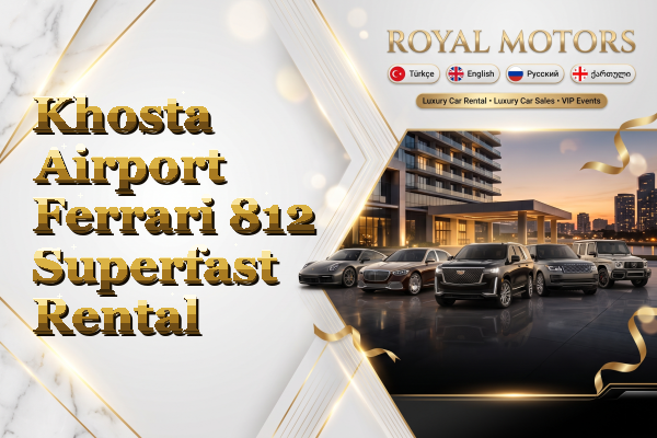 Khosta Airport Ferrari 812 Superfast Rental
