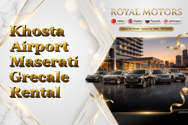 Khosta Airport Maserati Grecale Rental