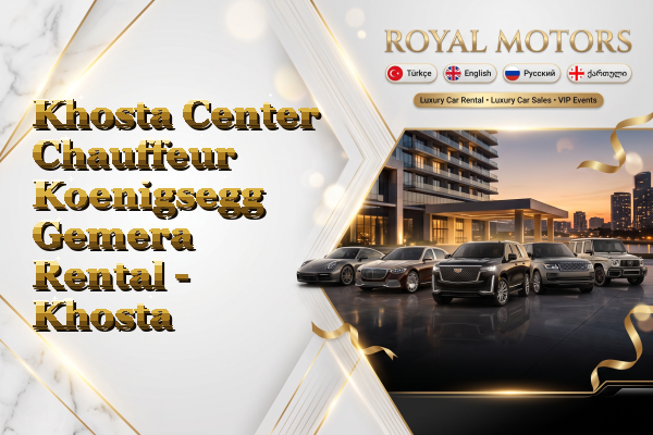 Khosta Center Chauffeur Koenigsegg Gemera Rental - Khosta