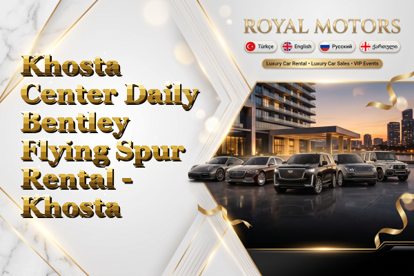 Khosta Center Daily Bentley Flying Spur Rental - Khosta