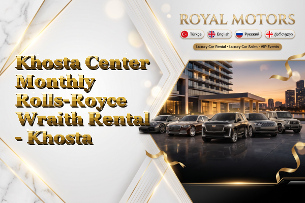Khosta Center Monthly Rolls-Royce Wraith Rental - Khosta