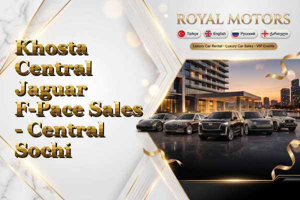 Khosta Central Jaguar F-Pace Sales - Central Sochi