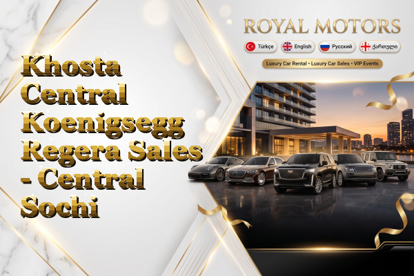 Khosta Central Koenigsegg Regera Sales - Central Sochi