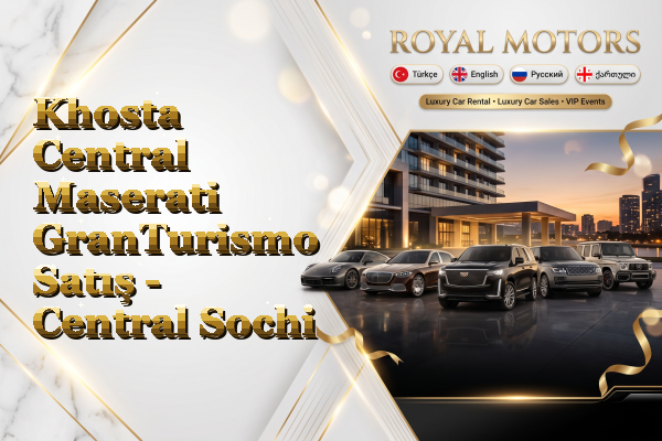Khosta Central Maserati GranTurismo Satış - Central Sochi
