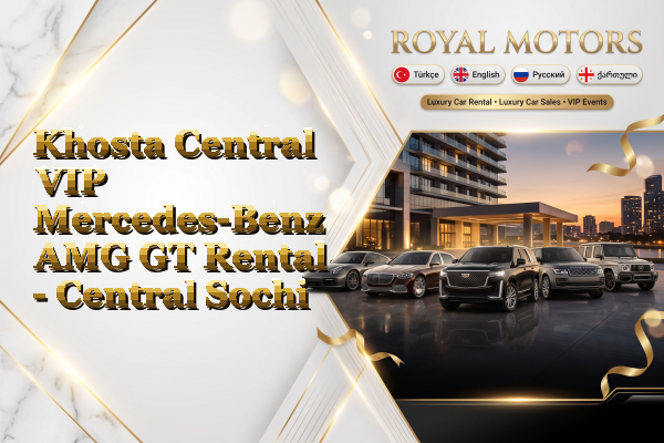 Khosta Central VIP Mercedes-Benz AMG GT Rental - Central Sochi