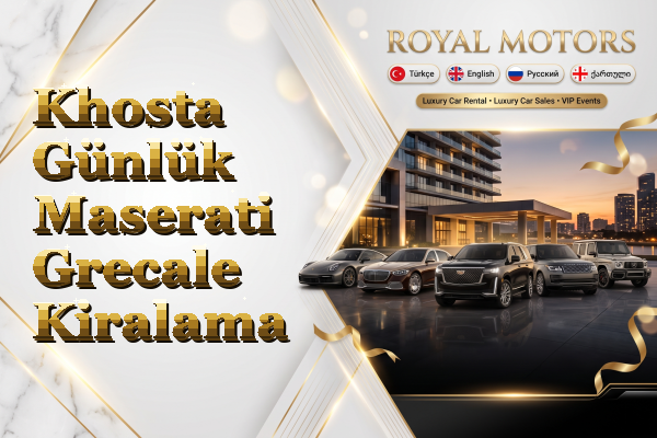 Khosta Günlük Maserati Grecale Kiralama