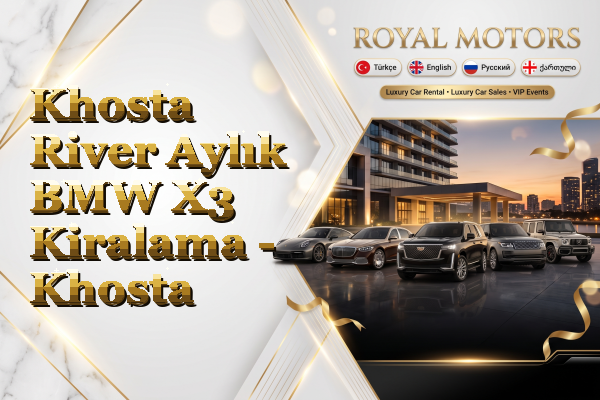 Khosta River Aylık BMW X3 Kiralama - Khosta