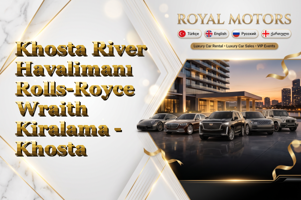 Khosta River Havalimanı Rolls-Royce Wraith Kiralama - Khosta