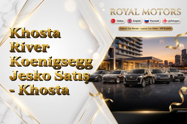 Khosta River Koenigsegg Jesko Satış - Khosta